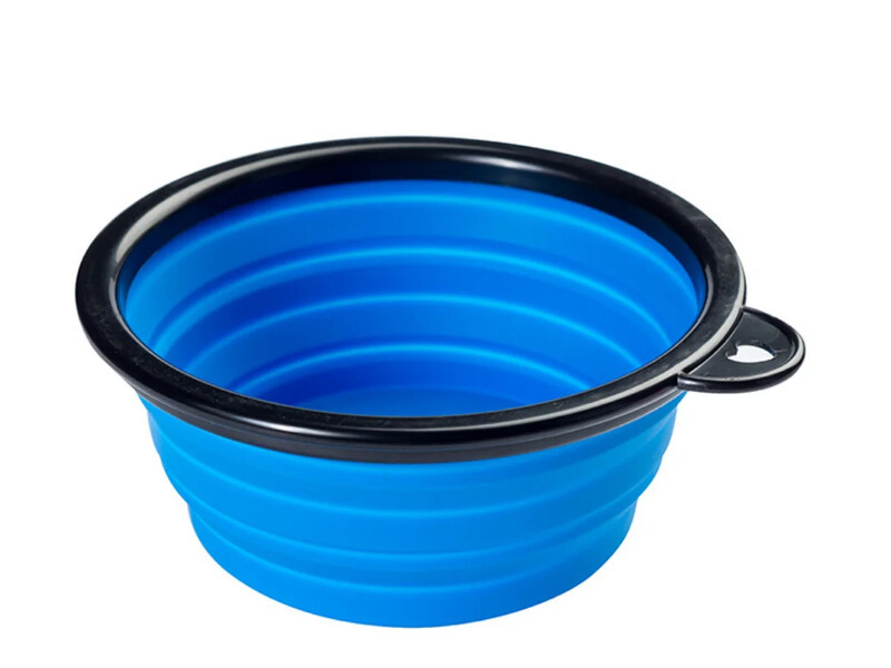 450 ML sklopiva silikonska zdjela za kućne ljubimce, prijenosna posuda za hranu za štene, sklopiva hranilica za kampiranje na otvorenom, dodaci za pse