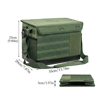 Vanjska višenamjenska torba za pohranu, sklopiva vodootporna torba za posuđe za putovanja i piknik, torba za kuhanje