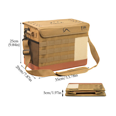 Vanjska višenamjenska torba za pohranu, sklopiva vodootporna torba za posuđe za putovanja i piknik, torba za kuhanje