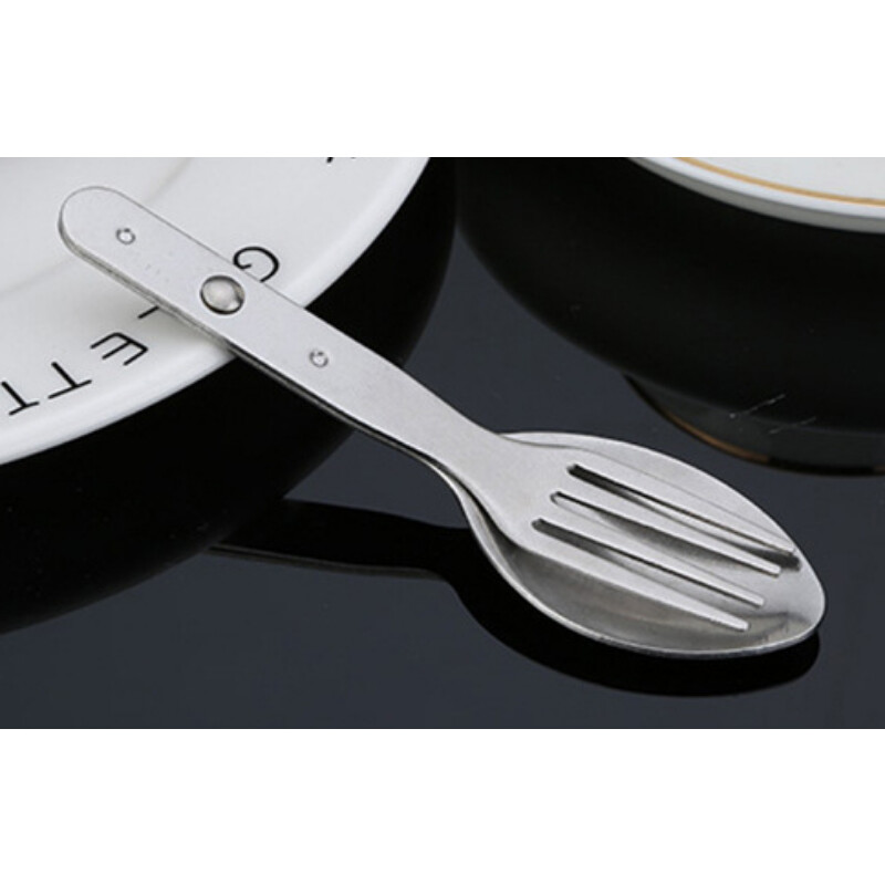 2 U 1 Vilica Žlica za desert Posuđe Set pribora za jelo Posuđe od nehrđajućeg čelika Pribor za jelo