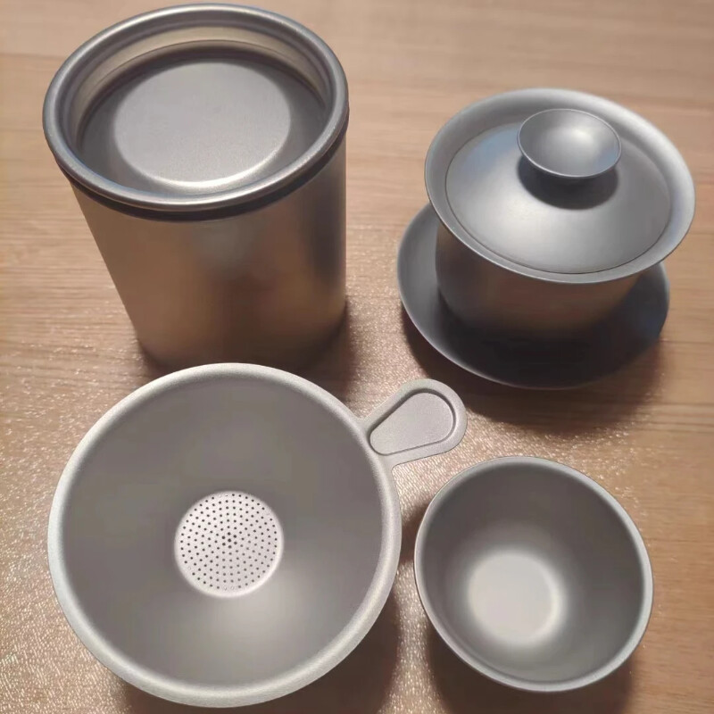 Kampiranje na otvorenom Lijevak za filtar za čaj od čistog titana Filter za kuhanje čaja Fini i gusti filtar od titana Metalni lijevak za filtar