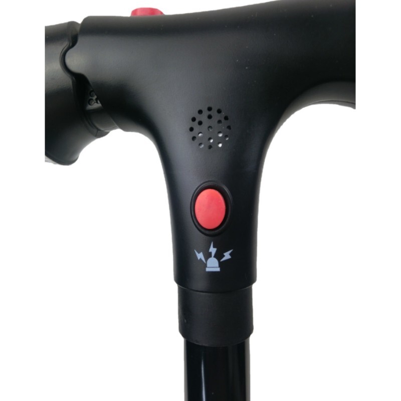 Saliekams teleskopisks salokāms spieķis Vecā spieķa LED ar signalizāciju Staigājošas, uzticamas nūjas Vecuma kruķi mātēm vecākajiem tēviem