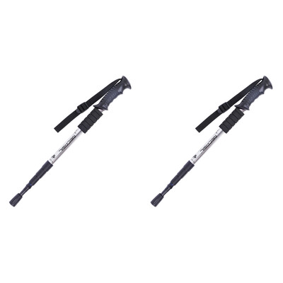 1/2 kom. Sklopivi štapovi od lagane aluminijske legure za planinarenje, penjanje na planinu Visokokvalitetni teleskopski štapovi za planinarenje u 4 dijela