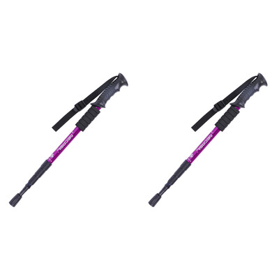 1/2 kom. Sklopivi štapovi od lagane aluminijske legure za planinarenje, penjanje na planinu Visokokvalitetni teleskopski štapovi za planinarenje u 4 dijela