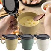 Silikonska sklopiva šalica Vanjske šalice za kavu s poklopcem Portbale Dječje posuđe za kampiranje na otvorenom, planinarenje i putovanja