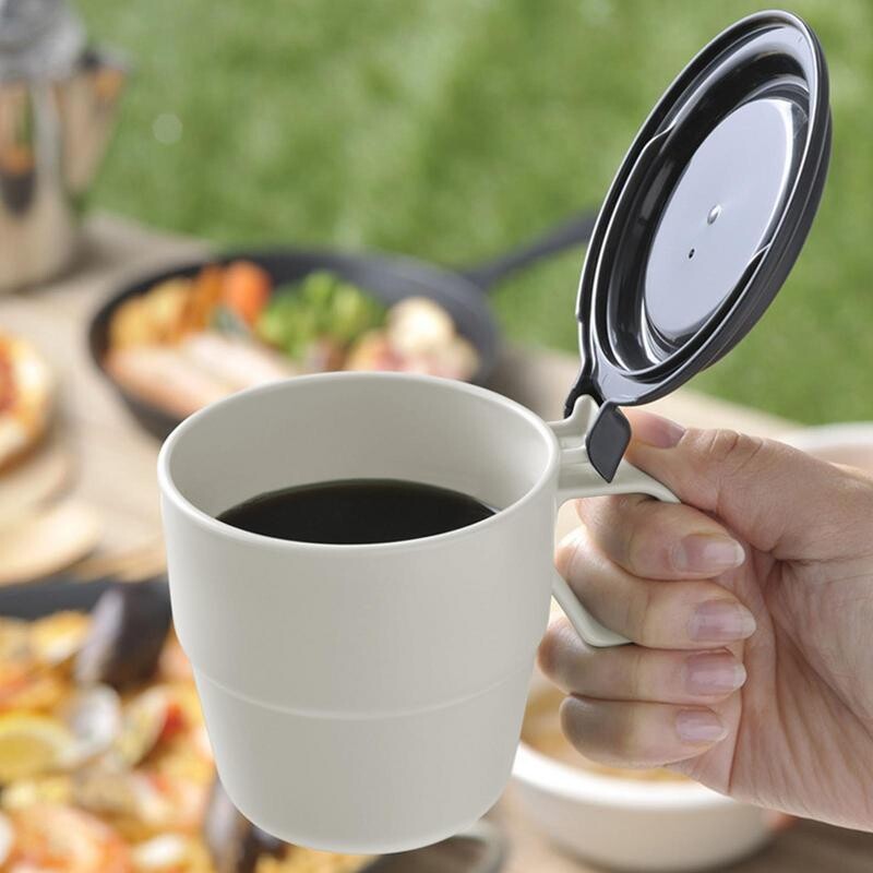 Silikonska sklopiva šalica Vanjske šalice za kavu s poklopcem Portbale Dječje posuđe za kampiranje na otvorenom, planinarenje i putovanja