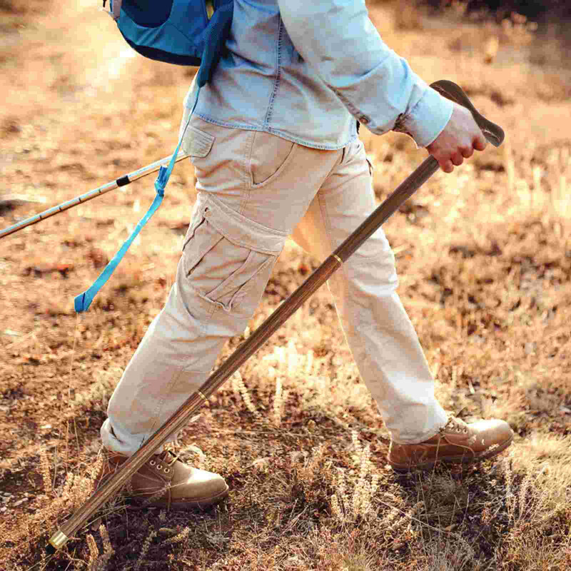 Ėjimas lenktu medžiu: raižymas kalnuose, laipiojimo lazdos, skirtos rankiniams ramentams, 87x14 cm