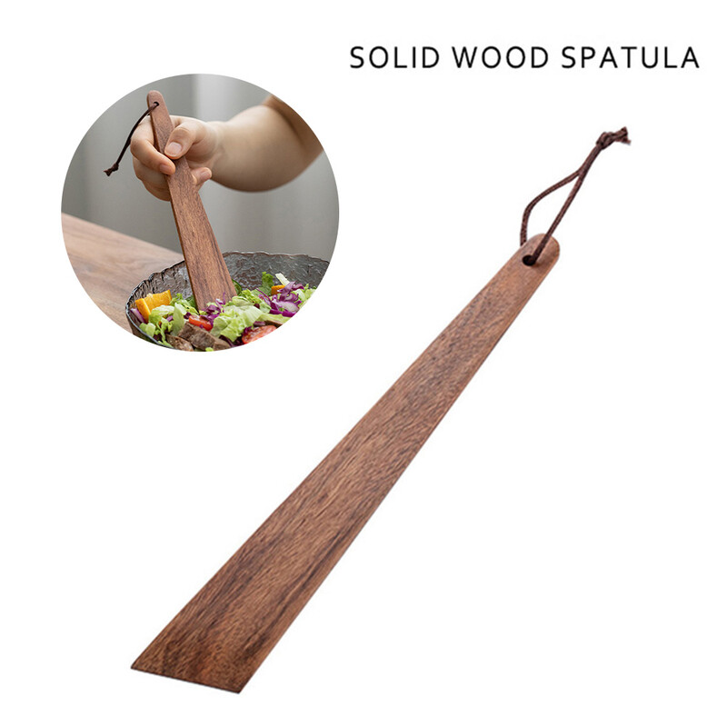 2/1 KOM Wok lopatica od tikovine za kuhanje Drvena lopata za posuđe bez štapića Strugač Izdržljiva drvena lopatica Vanjski pribor za roštiljanje za kampiranje