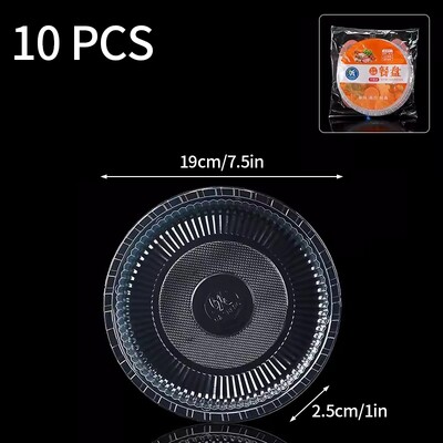 10 ks Vonkajší kempingový riad, vonkajší prenosný riad, kuchynské potreby, piknikový jednorazový riad, kempingové potreby