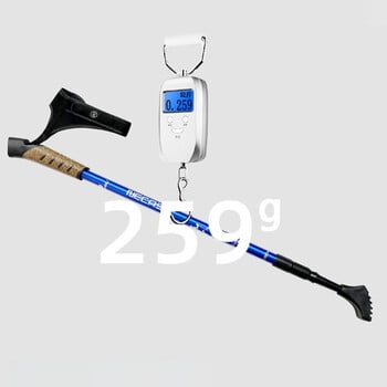 2 ΤΕΜ Nordic Walking Poles Trek Pole Telescopic Alpenstock 7075 Aluminum Alloy Shooting Πατερίτσα Senderismo Walking Stick πεζοπορία