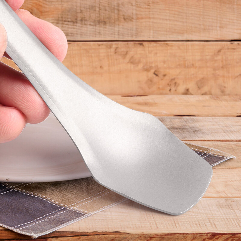 2-U-1 Spork Titanium Žlica Vilica Piknik Putovanje Kampiranje Posuđe Žlica Kampiranje Vanjska Vilica