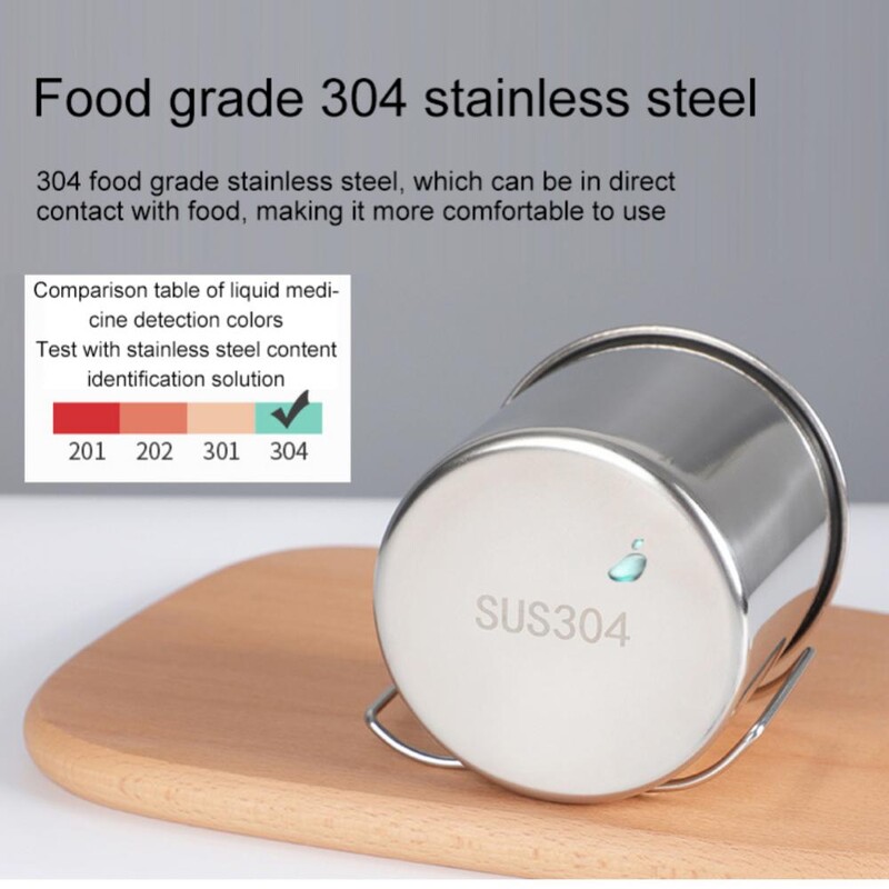 Nova šalica od nehrđajućeg čelika 304, prijenosna šalica s karabinerom, vanjska sklopiva šalica za kampiranje, šalice za dom, kampiranje na otvorenom, planinarenje, šalice za boce