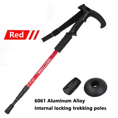 NCS-10 Teleskopski štapovi za planinarenje T-ručka Ultralaki podesivi štapovi za nordijsko hodanje Štapovi za planinarenje za odrasle Neklizajući štapovi