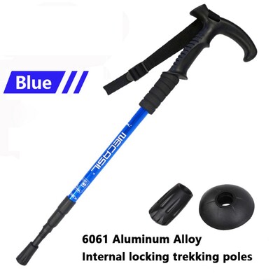 NCS-10 Teleskopski štapovi za planinarenje T-ručka Ultralaki podesivi štapovi za nordijsko hodanje Štapovi za planinarenje za odrasle Neklizajući štapovi