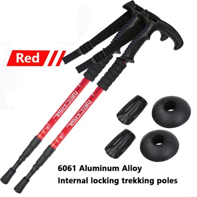 NCS-10 Teleskopski štapovi za planinarenje T-ručka Ultralaki podesivi štapovi za nordijsko hodanje Štapovi za planinarenje za odrasle Neklizajući štapovi