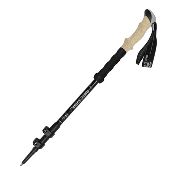 2PCS трекинг щеки Бастуни Alpenstock Telescopic Ultralight Premium регулируеми с бързо заключване бастун за туризъм