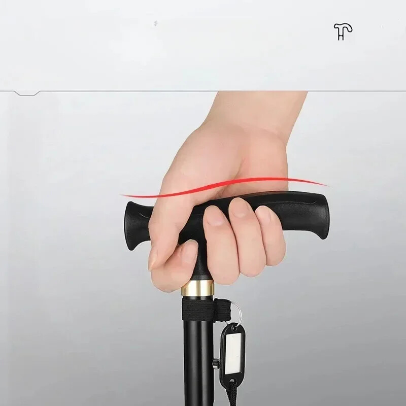 Walkers pentru vârstnici Bastoane de trekking cu mâner în T Bastoane de mers pentru bătrâni femei Bastoane de trekking ultraușoare pentru drumeții