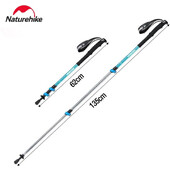Naturehike 2024 3-uzlová nastaviteľná trekingová palica z ultraľahkej hliníkovej zliatiny, teleskopická, turistická, lezecká, 1 balenie