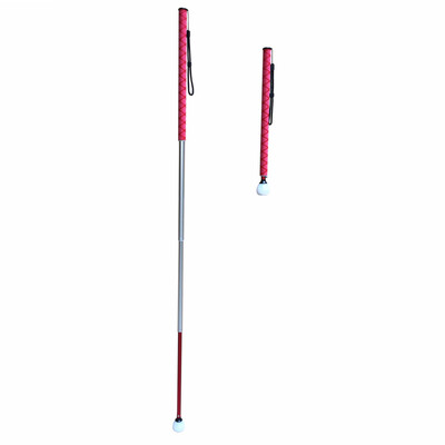 Aluminijski teleskopski štap za zavjese s kotrljajućim vrhom 39 cm-123 cm (15,4 inča-48,4 inča), s 2 vrha