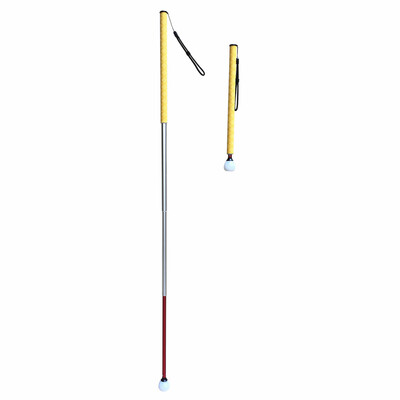 Aluminijski teleskopski štap za zavjese s kotrljajućim vrhom 39 cm-123 cm (15,4 inča-48,4 inča), s 2 vrha