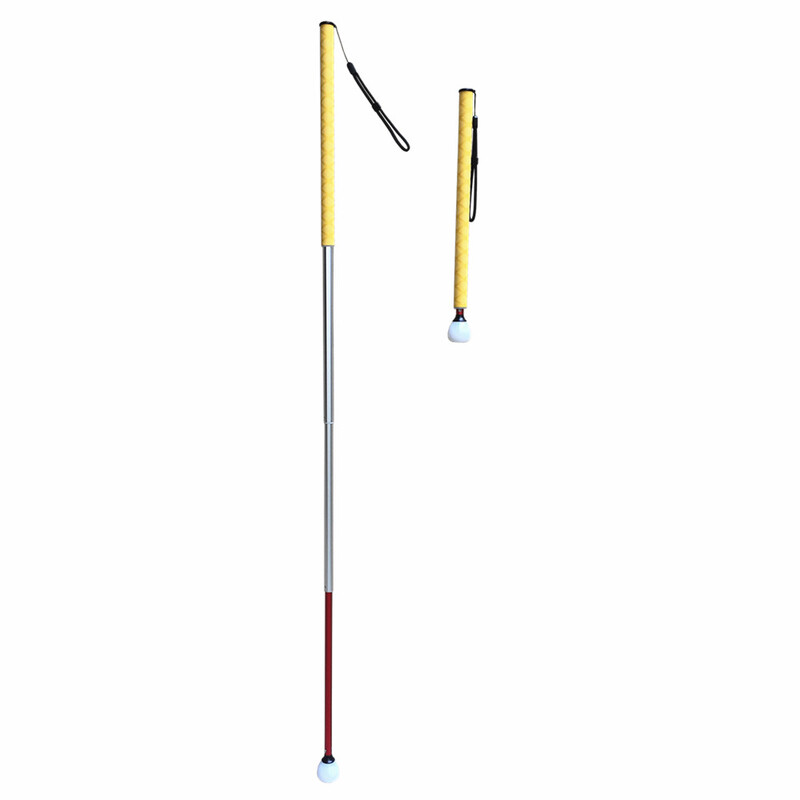 Aluminijski teleskopski štap za zavjese s kotrljajućim vrhom 39 cm-123 cm (15,4 inča-48,4 inča), s 2 vrha