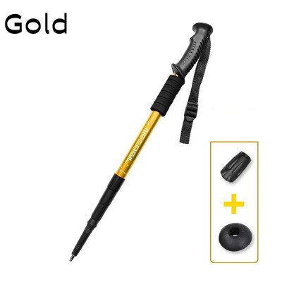 Teleskopski štap od aluminijske legure Vanjski štapovi za planinarenje Sklopivi štap za planinarenje na uvlačenje Lagani štap za planinarenje