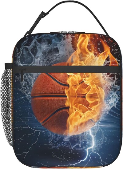 Nogometna kutija za ručak za djecu, odrasle, djevojčice, dječake, lopte, torba za ručak, hladnjak, višekratna izolirana posuda za ručak, pokloni za piknik