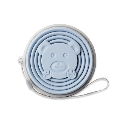 180ML prenosný silikónový skladací hrnček na vodu, vonkajší, tepelne odolný, skladací hrnček s viečkom, cestovné poháre na pitie