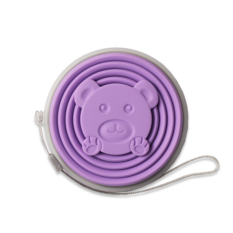 180ML prenosný silikónový skladací hrnček na vodu, vonkajší, tepelne odolný, skladací hrnček s viečkom, cestovné poháre na pitie