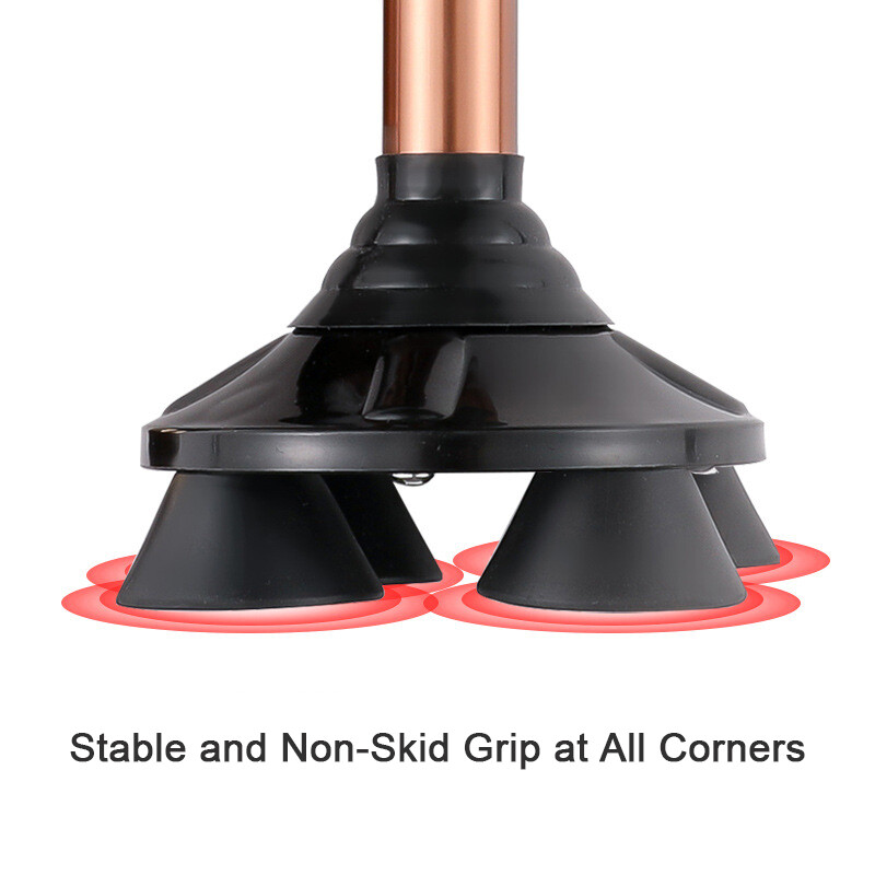 Štap za hodanje od aluminijske legure, sigurnosni štap za hodanje za starije osobe, teleskopski s LED svjetlom, sklopive štake za hodanje, štake za starije osobe