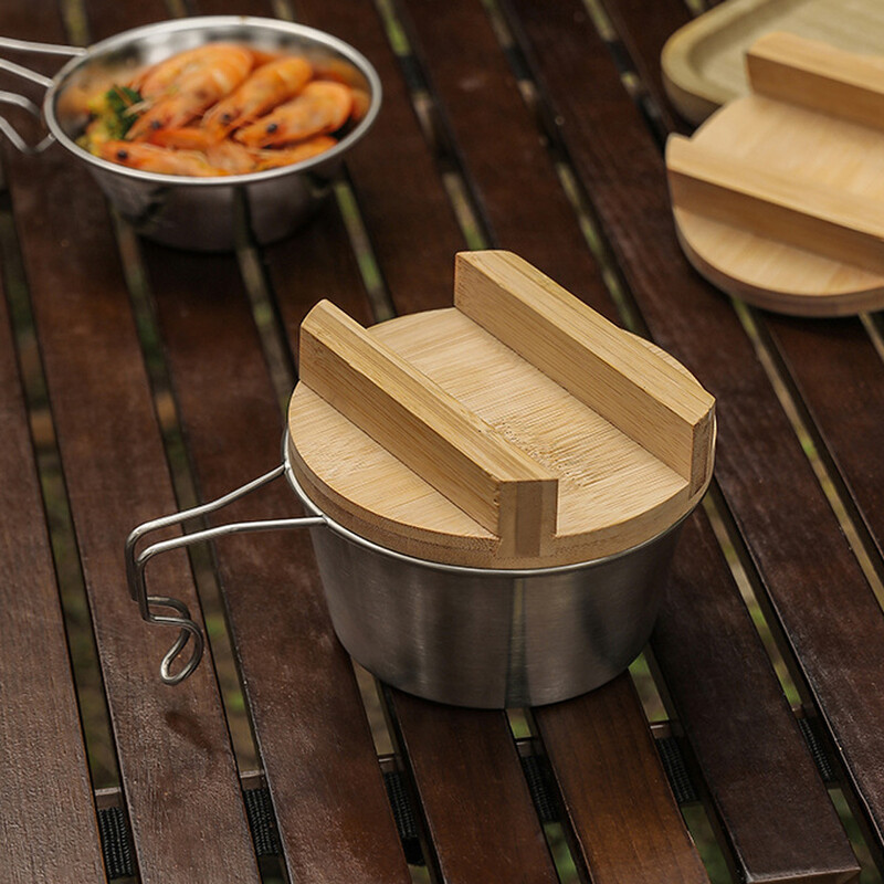 Podebljani drveni poklopac Sierra zdjele Lako skladištenje Poklopac za Sierra zdjelu na otvorenom Kampiranje Piknik Večernja odjeća Dodatak za Sierra zdjelu