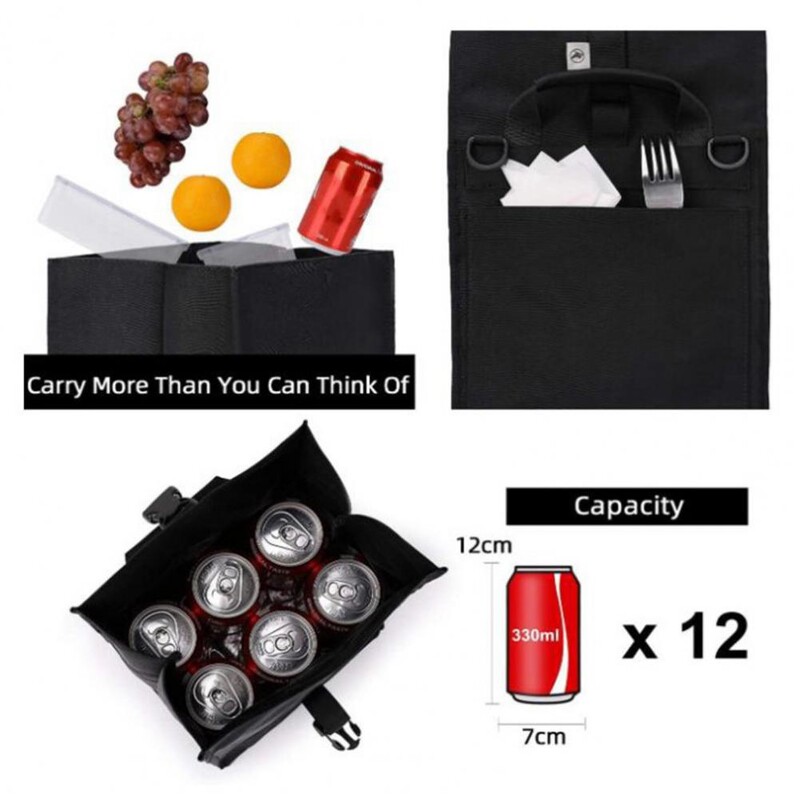 Úložné puzdro na piknikový batoh, zahustená oxfordská látka, nádoba na ovocie a potraviny, piknikové tašky, kempingové príslušenstvo