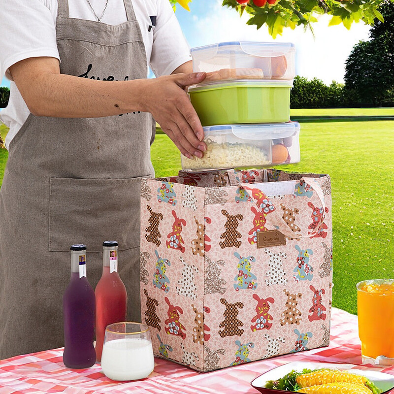 Nova torba za piknik iz 2024. Kampiranje Prijenosna termo torbica Vodootporna vanjska torbica Velika torbica za pohranu hrane Kamp putovanja Hladnjak Ledena kutija