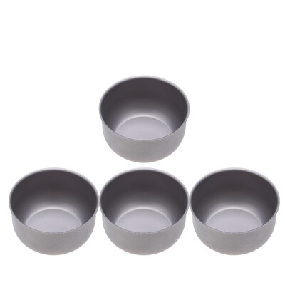 4PCS Mini 62mL Titanium Čaj Kava Šalica za vino Lagana Kongfu šalica Pivske šalice Posuđe na otvorenom Kampiranje Planinarenje Piknik