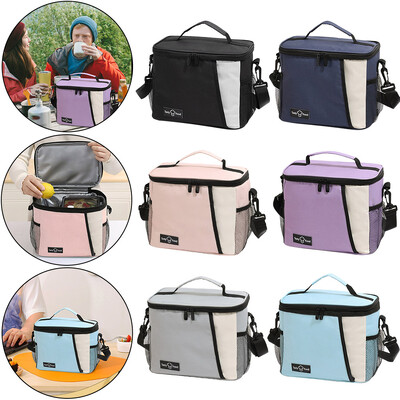 Camping Lunch Cooler Bag Πτυσσόμενη μόνωση για πικ-νικ Ice Pack Τροφίμων Θερμική τσάντα ποτών μονωμένες σακούλες μεταφοράς Τσάντα παράδοσης μπύρας