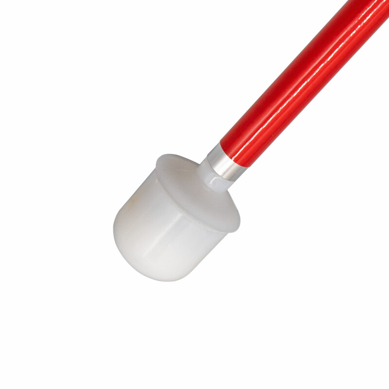 80 cm / 90 cm / 100 cm aluminijski pokretni sklopivi bijeli štap za slijepe, sklopivi 4 dijela, za djecu, ružičasta ručka 4X-PIK