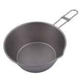 Vanjski Titanium Sierra Cup Ultralagane sklopive zdjele za kampiranje Lonac za planinarenje Uređaj za kuhanje Prijenosne šalice za kampiranje