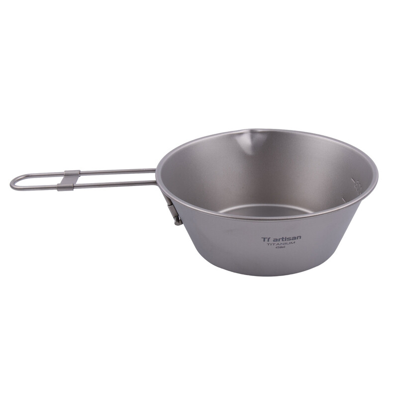 Vanjski Titanium Sierra Cup Ultralagane sklopive zdjele za kampiranje Lonac za planinarenje Uređaj za kuhanje Prijenosne šalice za kampiranje