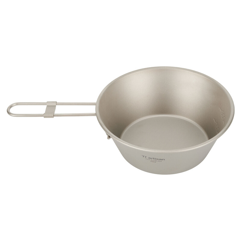 Vanjski Titanium Sierra Cup Ultralagane sklopive zdjele za kampiranje Lonac za planinarenje Uređaj za kuhanje Prijenosne šalice za kampiranje