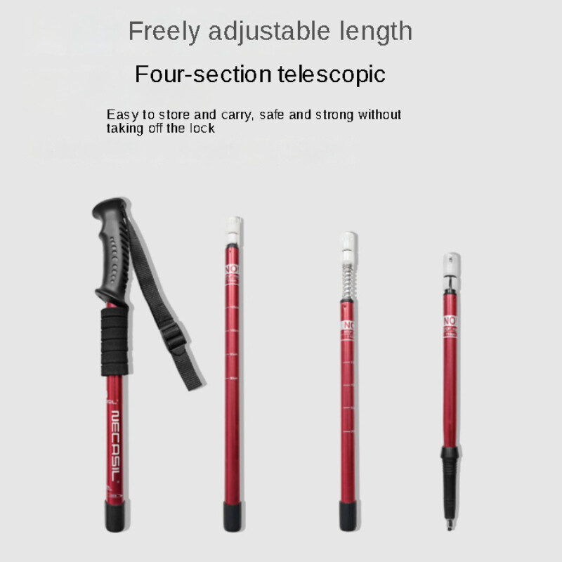 Podesivi ultralaki štapovi za planinarenje, štap za hodanje od aluminijske legure, trčanje, planinarenje, alpinizam, sklopivi 51-110 cm, za turizam