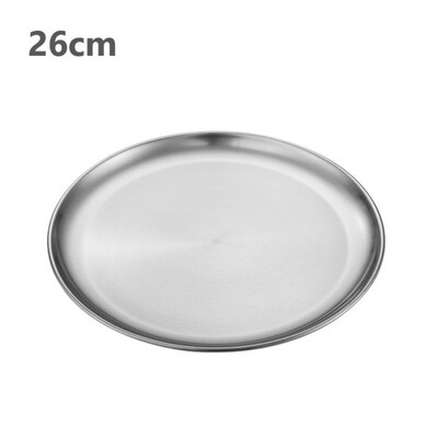 Placă portabilă de camping din oțel inoxidabil Drumeții în aer liber Veselă de călătorie Tigaie durabilă pentru gătit