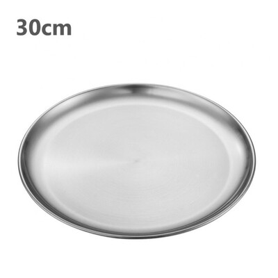 Placă portabilă de camping din oțel inoxidabil Drumeții în aer liber Veselă de călătorie Tigaie durabilă pentru gătit