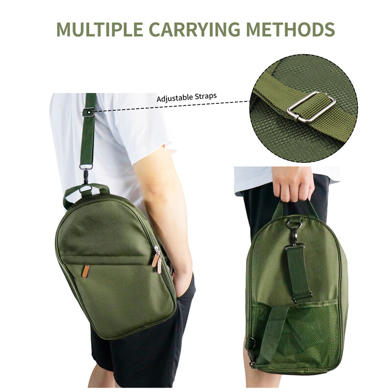 Cestovné kempingové organizér na kuchynské náčinie, úložné puzdro na grilovanie, kempingový riad, kuchynské príslušenstvo, sada tašiek (iba 1 ks vrecko)