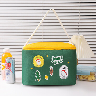 Višenamjenska rashladna torba velikog kapaciteta, vodootporna, Oxford, prijenosna, sklopiva, patentni zatvarač, piknik, kampiranje, torba za hranu od limene folije