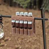 Borcan de condimente Geanta de depozitare Suport pentru sticle pentru condimente Saci pentru recipiente pentru condimente, Camping în aer liber, drumeții, accesoriu pentru vase de bucătărie