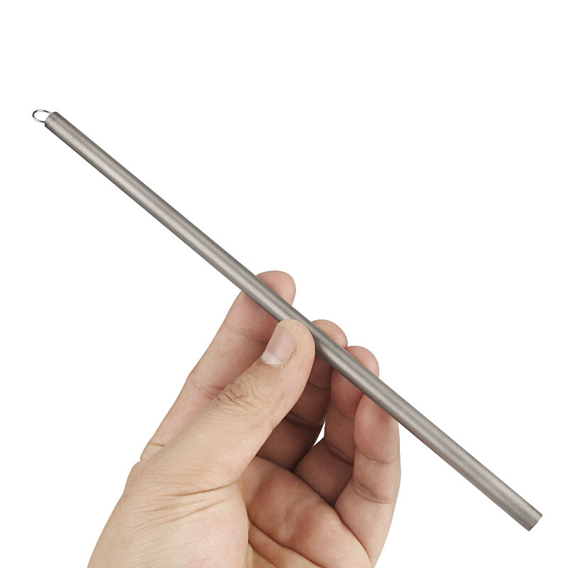 Savijena slamka za piće od titana