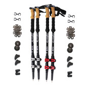 Vanjski štap za planinarenje s brzim zaključavanjem od 2 kom od aluminijske legure, štap za nordijsko hodanje s dodacima za različite scenarije terena