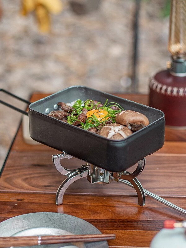 Alocs Vonkajší obedár z hliníkovej zliatiny Riad, Kempingový riad, Tepelne odolný multifunkčný prenosný obedár