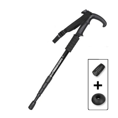 Μπαστούνια αλουμινίου για πεζοπορία αντι-σοκ Μπαστούνια πεζοπορίας Τηλεσκοπικοί στύλοι αναρρίχησης πεζοπορίας Υπερελαφριά μπαστούνια περπατήματος