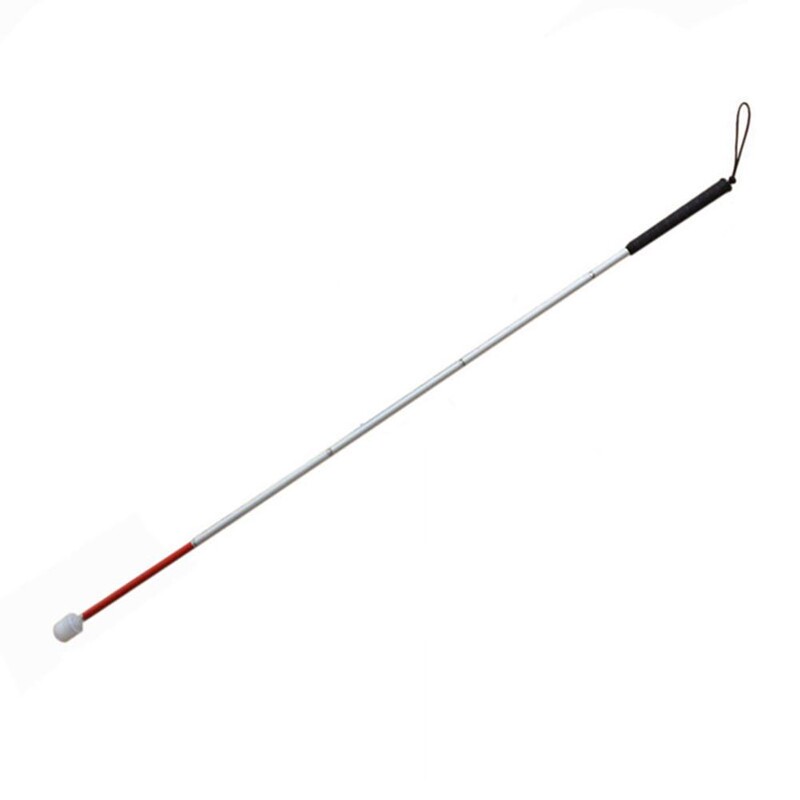 Bijela glava kut 360 Rotirajući kotačić Slijepa Vodilica Zadebljana trska od aluminijske legure Sklopivi slijepi Vodič Štap Vodilica